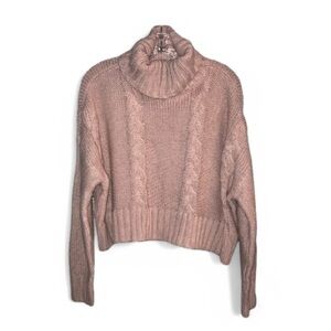 Calvin Klein Women’s Sweater Size XS | Stretchy Cropped Oversize | Cable Knit